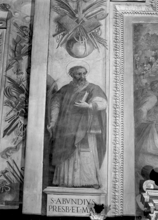 Sant'Abbondio (dipinto) di Montagna Carlo Tullio, Lagi Simone (sec. XVII)