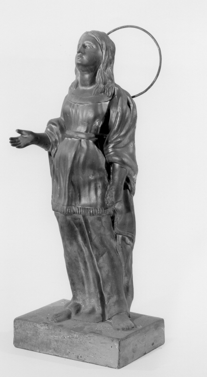 Santa (scultura, serie) - bottega romana (sec. XVIII)