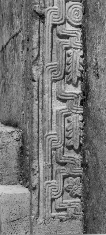 rilievo, frammento - ambito romano (secc. VII/ VIII)