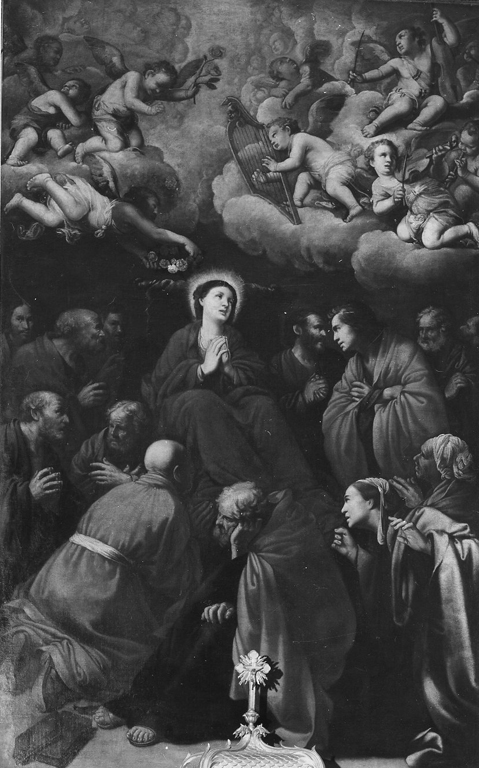 Transito della Madonna (dipinto) di Saraceni Carlo (sec. XVII)