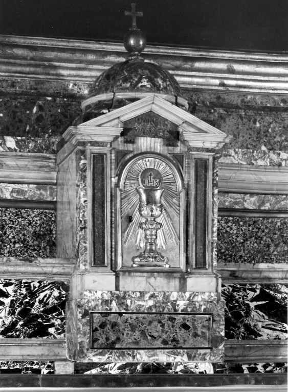 tabernacolo - a tempietto di Navone Francesco (attribuito) (sec. XVIII)