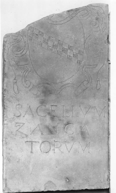 lapide - ambito laziale (ultimo quarto sec. XVI)