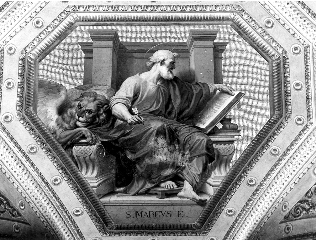 San Marco Evangelista (dipinto) di Mariani Cesare (seconda metà sec. XIX)