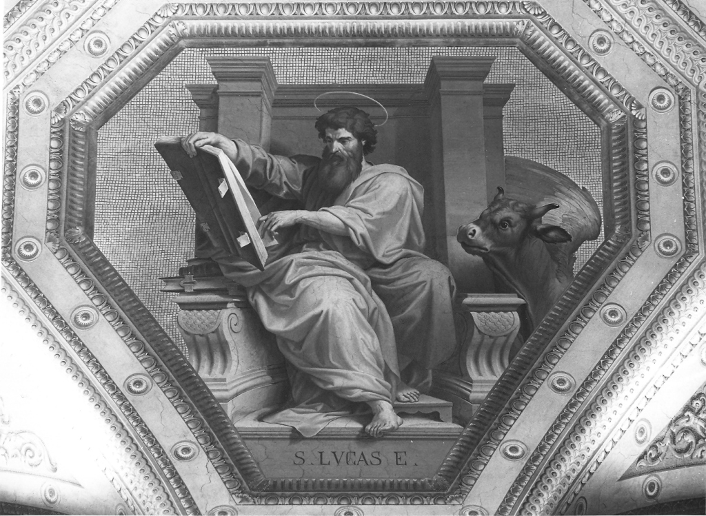 San Luca Evangelista (dipinto) di Mariani Cesare (seconda metà sec. XIX)