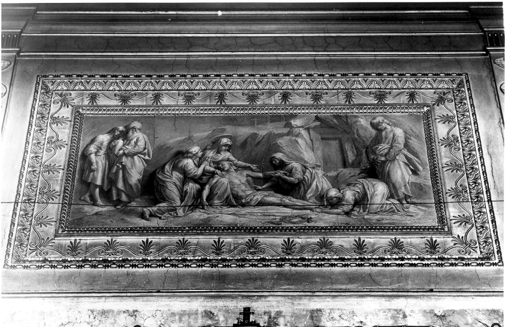 deposizione di Cristo nel sepolcro (dipinto) di Mariani Cesare (seconda metà sec. XIX)