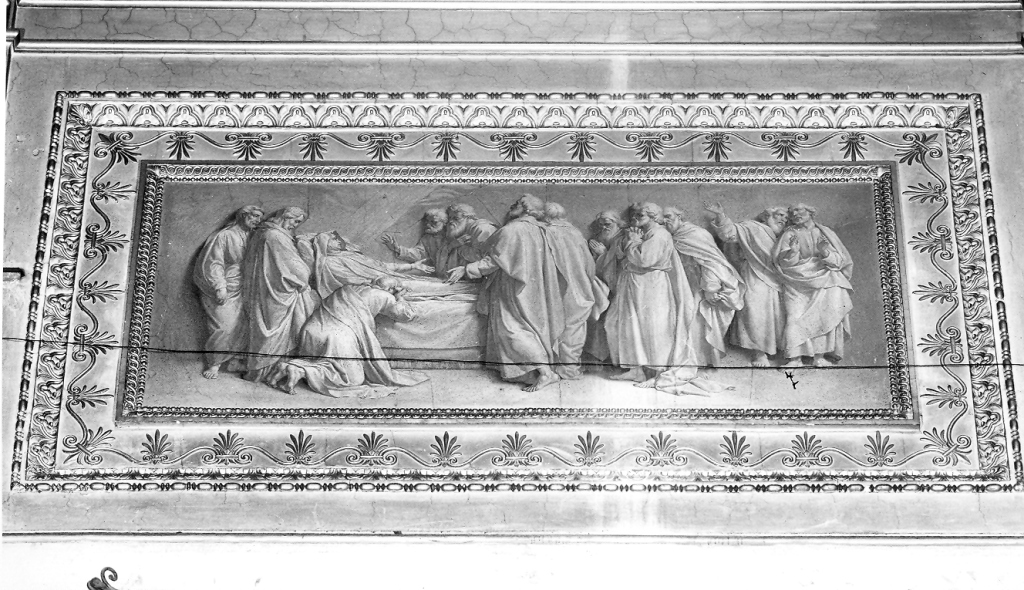 transito della Madonna (dipinto) di Mariani Cesare (seconda metà sec. XIX)
