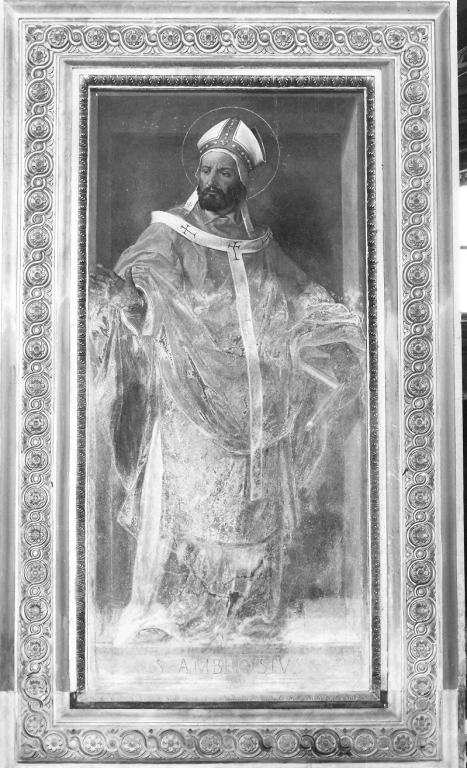 Sant'Ambrogio (dipinto) di Mariani Cesare (seconda metà sec. XIX)