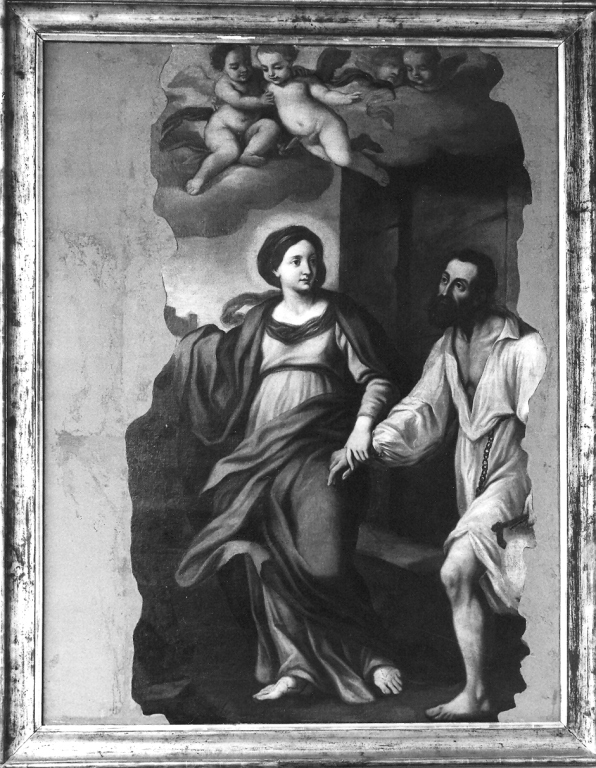 liberazione di San Girolamo Miani (dipinto) - ambito romano (ultimo quarto sec. XVII)