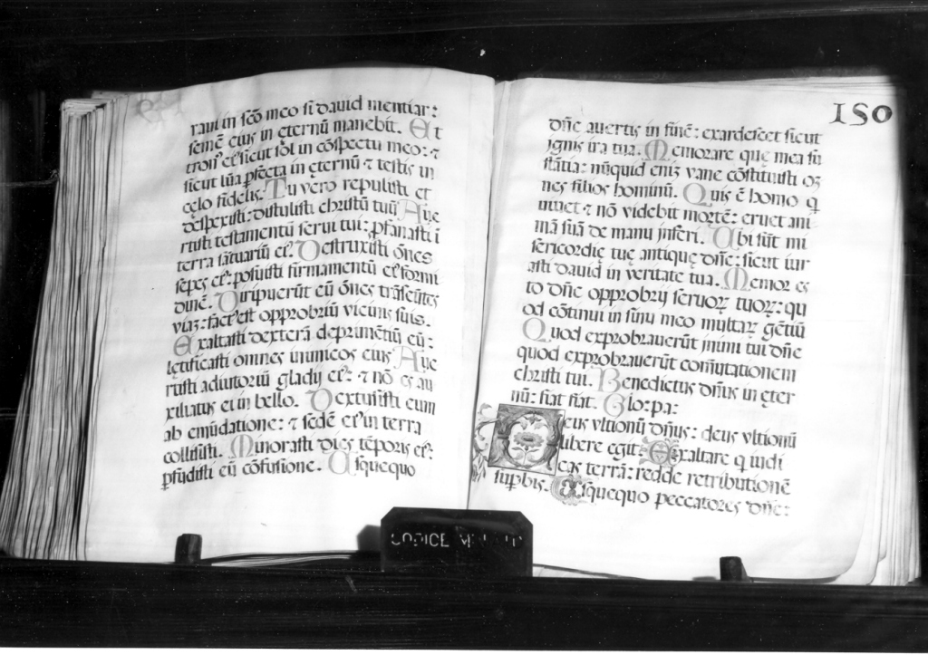 libro miniato - ambito romano (sec. XV)
