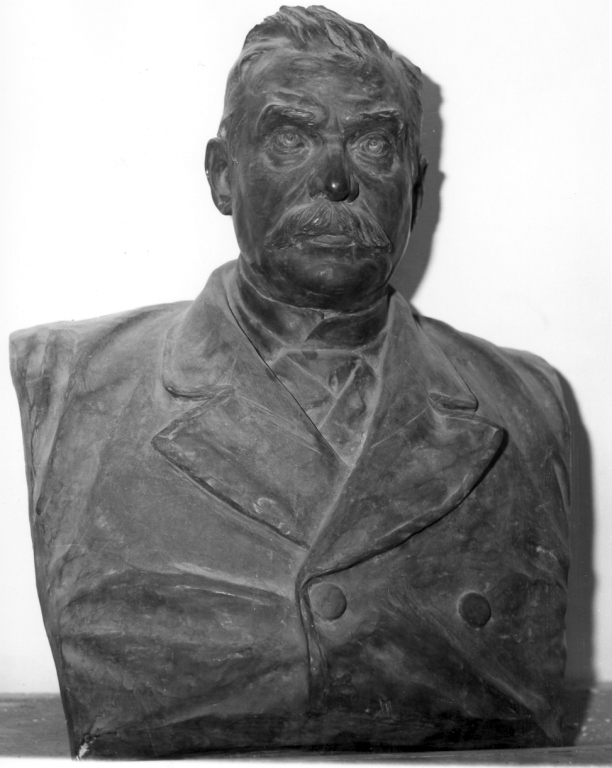 Ritratto virile (busto) di Inghilleri Giuseppe (attribuito) (fine/inizio secc. XIX/ XX)