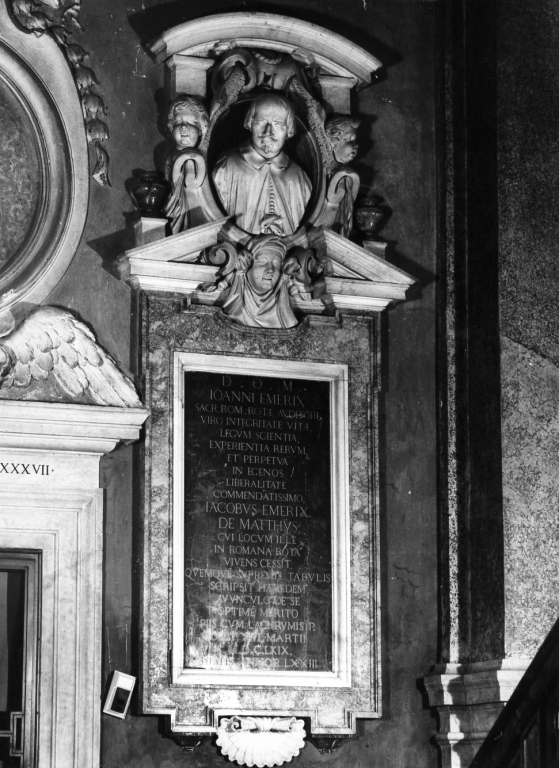 Ritratto di Johannes Emerix (busto) - ambito Italia centrale (sec. XVII)