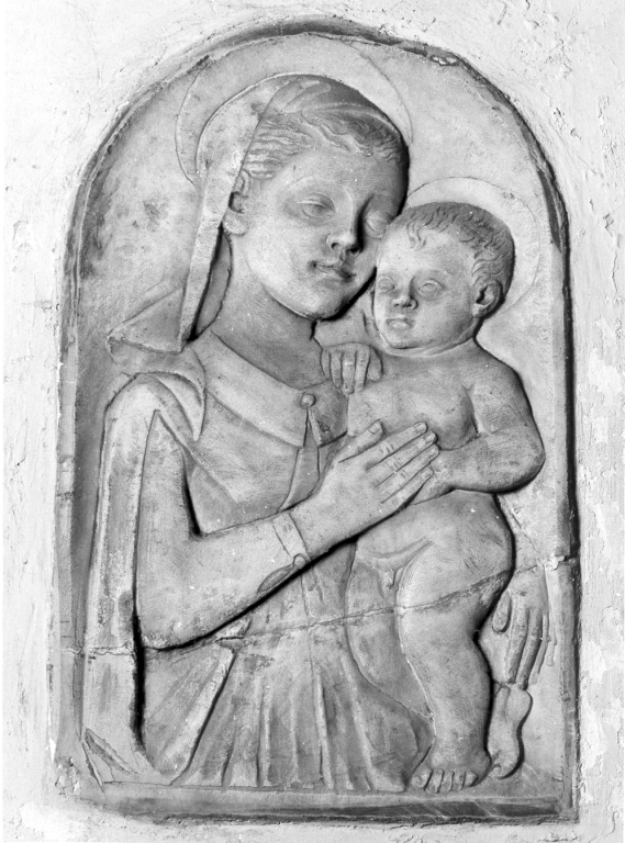 Madonna con Bambino (rilievo) - ambito romano (sec. XVI)