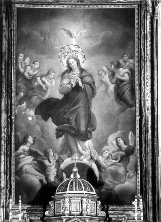 Immacolata Concezione (dipinto) di Bombelli Gioacchino (sec. XIX)