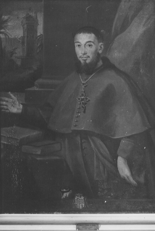 Ritratto di padre Domenico Fernandez de Sobrado (dipinto) - ambito romano (sec. XIX)