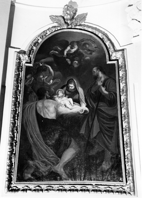 Natività di Gesù (dipinto) - scuola romana (prima metà sec. XVIII)