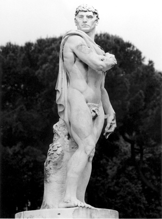 atleta (scultura) di Selva Attilio (sec. XX)
