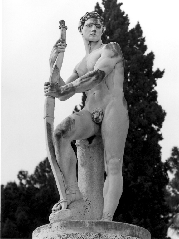 arciere (scultura) di Marescalchi Bernardo (sec. XX)