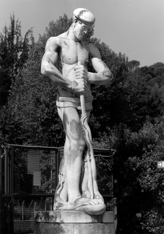 pescatore (scultura) - ambito romano (sec. XX)