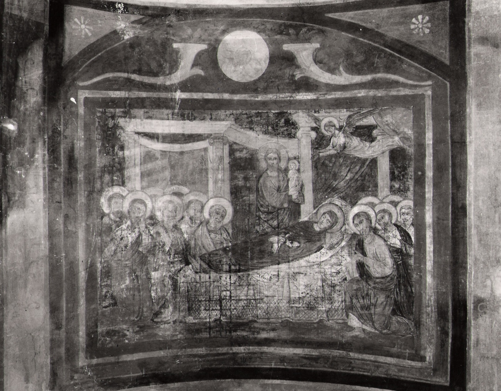 transito della Madonna (dipinto, complesso decorativo) di Caroselli Cesare, Palombi Alessandro (sec. XIX)