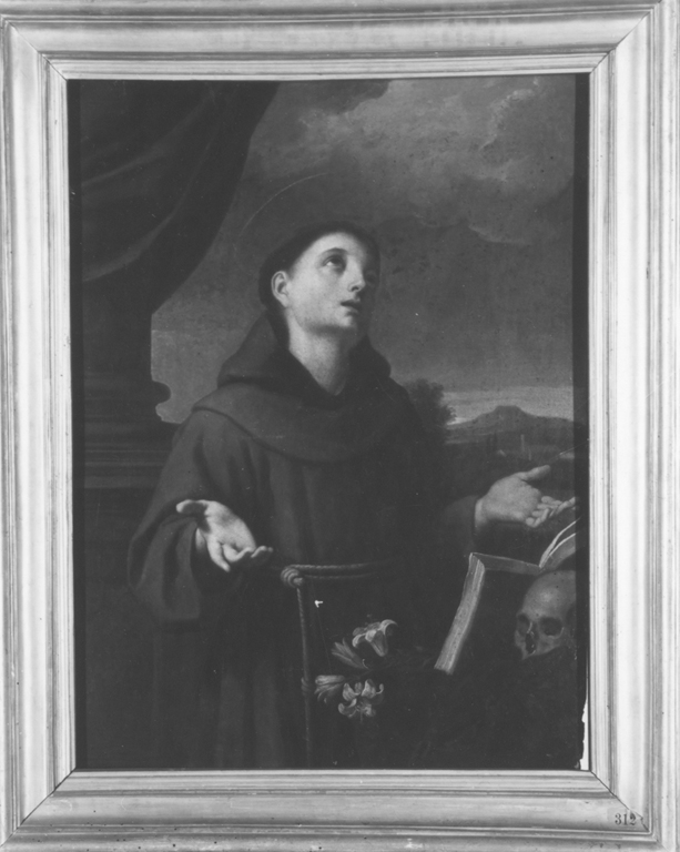 Sant'Antonio da Padova (dipinto) di Allegri Antonio detto Correggio (maniera) (fine sec. XVI)