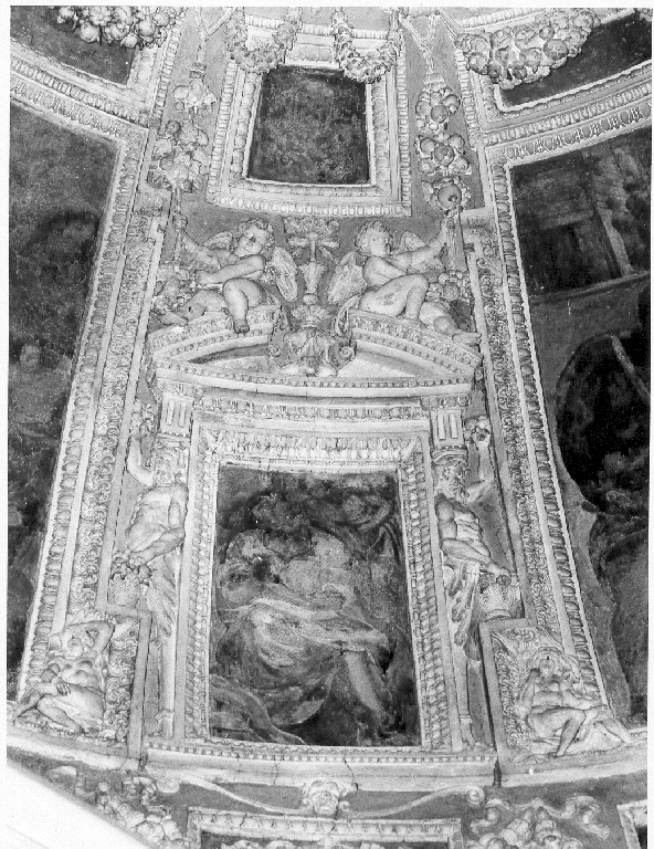 San Matteo e l'angelo (dipinto) di Ricciarelli Daniele detto Daniele da Volterra (maniera) (seconda metà sec. XVI)