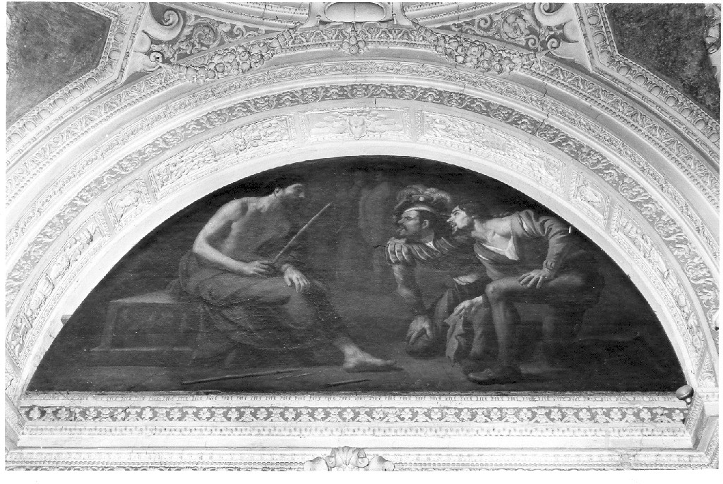 Cristo deriso (dipinto) di De Haen David (attribuito) (sec. XVII)