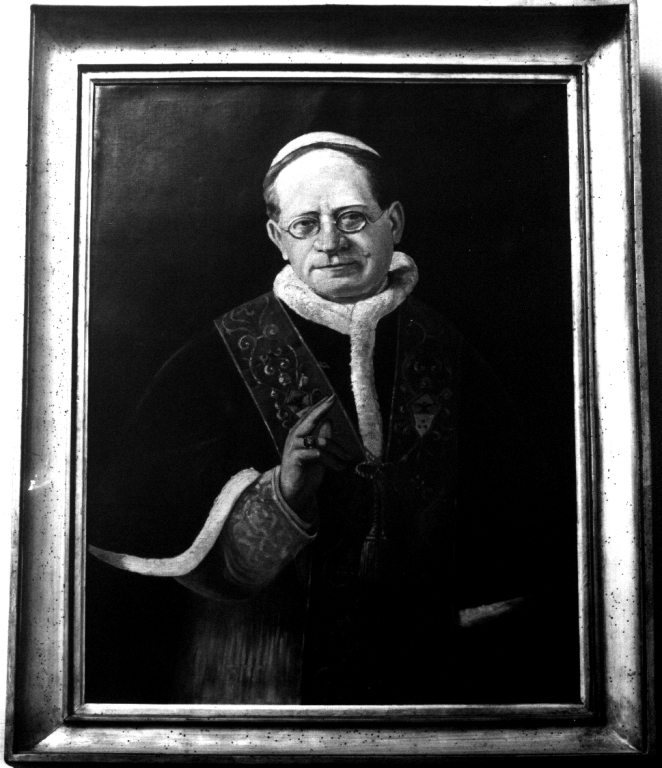 ritratto di papa Pio XI (dipinto) - ambito romano (sec. XX)