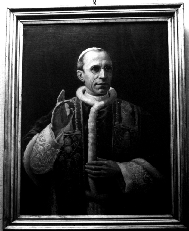 ritratto di papa Pio XII (dipinto) - ambito romano (sec. XX)