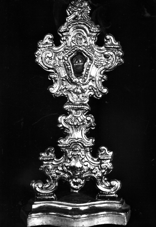 reliquiario - a ostensorio - ambito laziale (metà sec. XVIII)