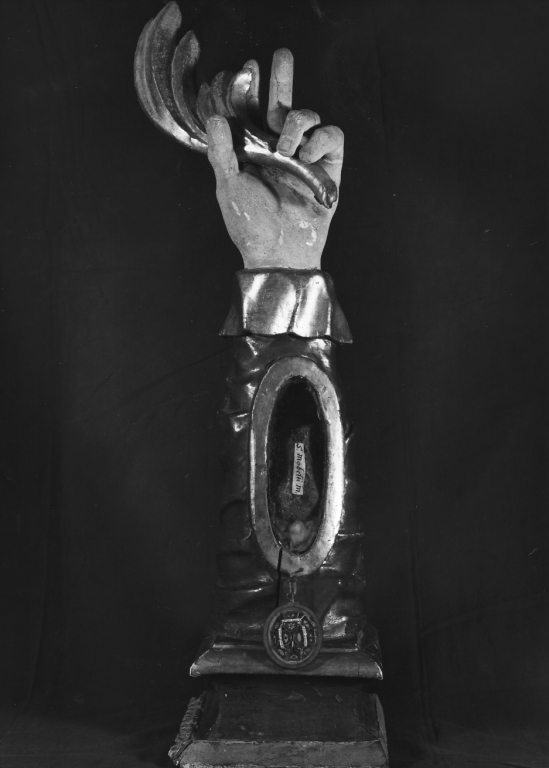 reliquiario - ambito laziale (prima metà sec. XIX)