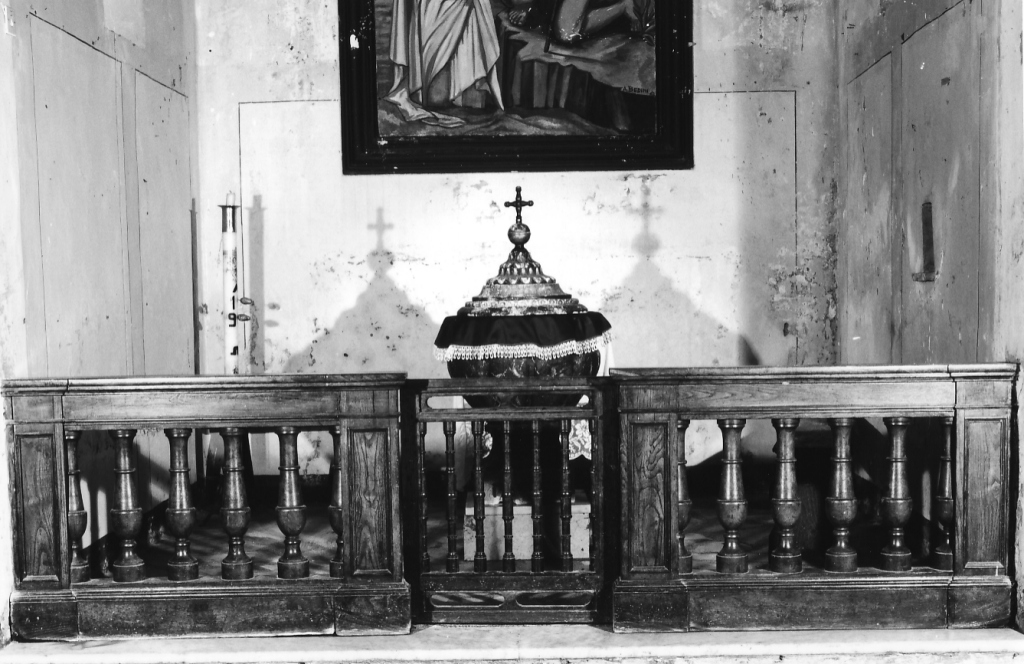 balaustrata - ambito laziale (sec. XVIII)