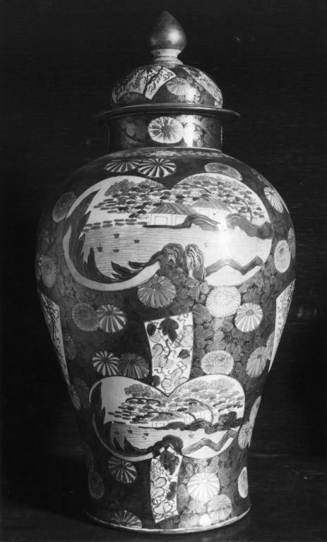 vaso - manifattura di Arita/ Imari (primo quarto sec. XVIII)