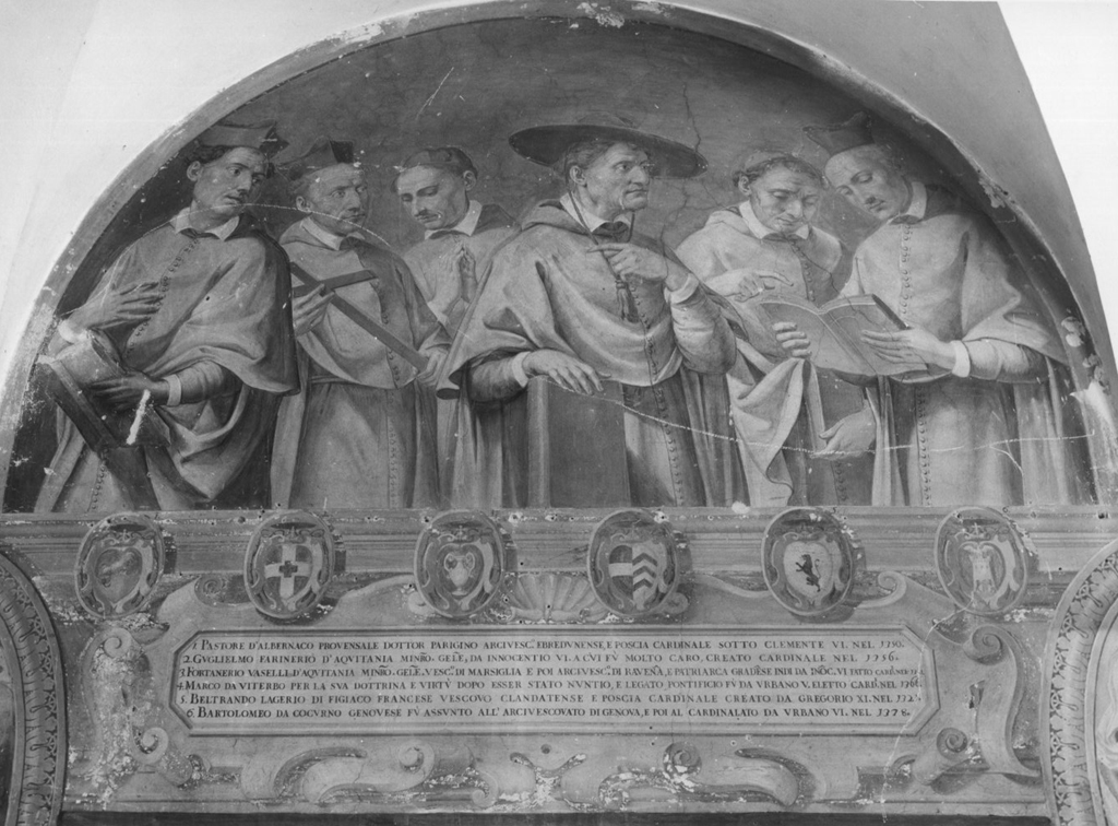 gloria di Santi francescani (dipinto) di Emanuele da Como (sec. XVII)
