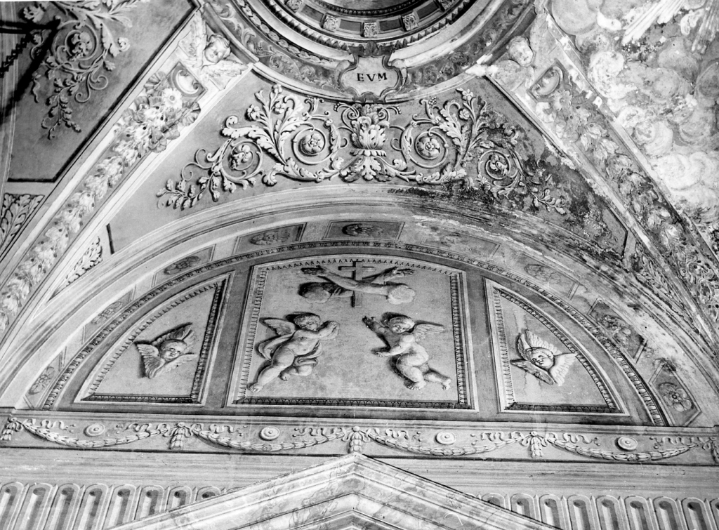 decorazione plastico-pittorica di Cavallini Francesco - ambito romano (ultimo quarto sec. XVII, sec. XIX)