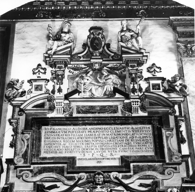 lapide commemorativa di Rainaldi Girolamo, Buzio Ippolito, Intralegni Pietro, Manini Carlo, Vannicelli Fedele (sec. XVII)