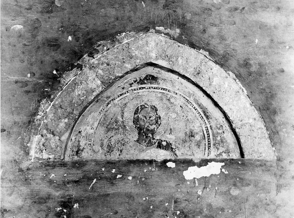 Cristo benedicente (dipinto) - ambito laziale (sec. XIV)