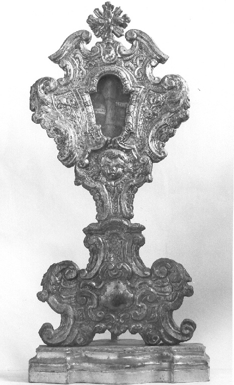 reliquiario - ambito laziale (fine sec. XVIII)