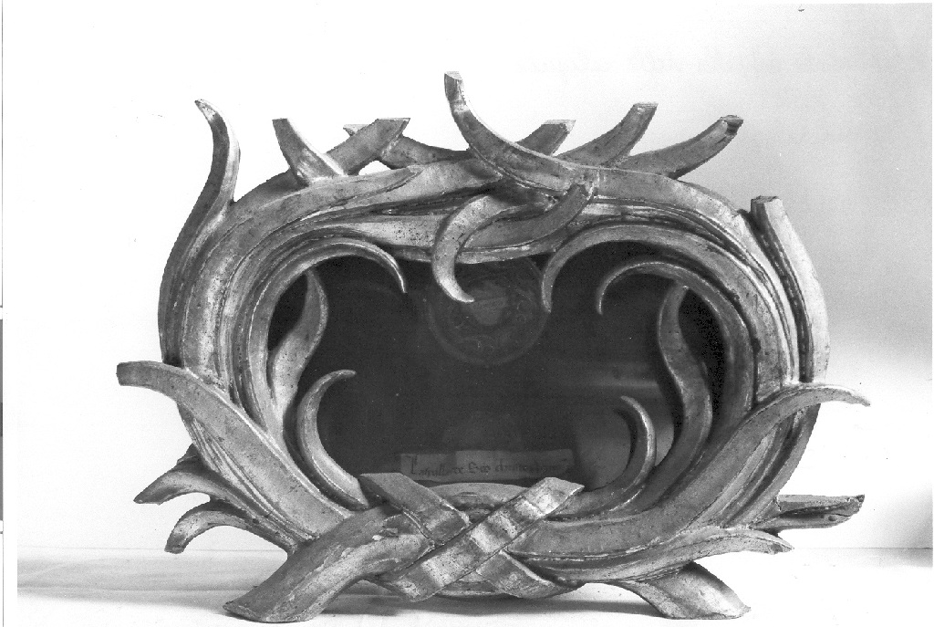 reliquiario a teca - ambito laziale (sec. XVII)