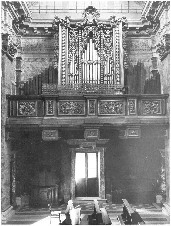 cassa d'organo - ambito laziale (sec. XVII)