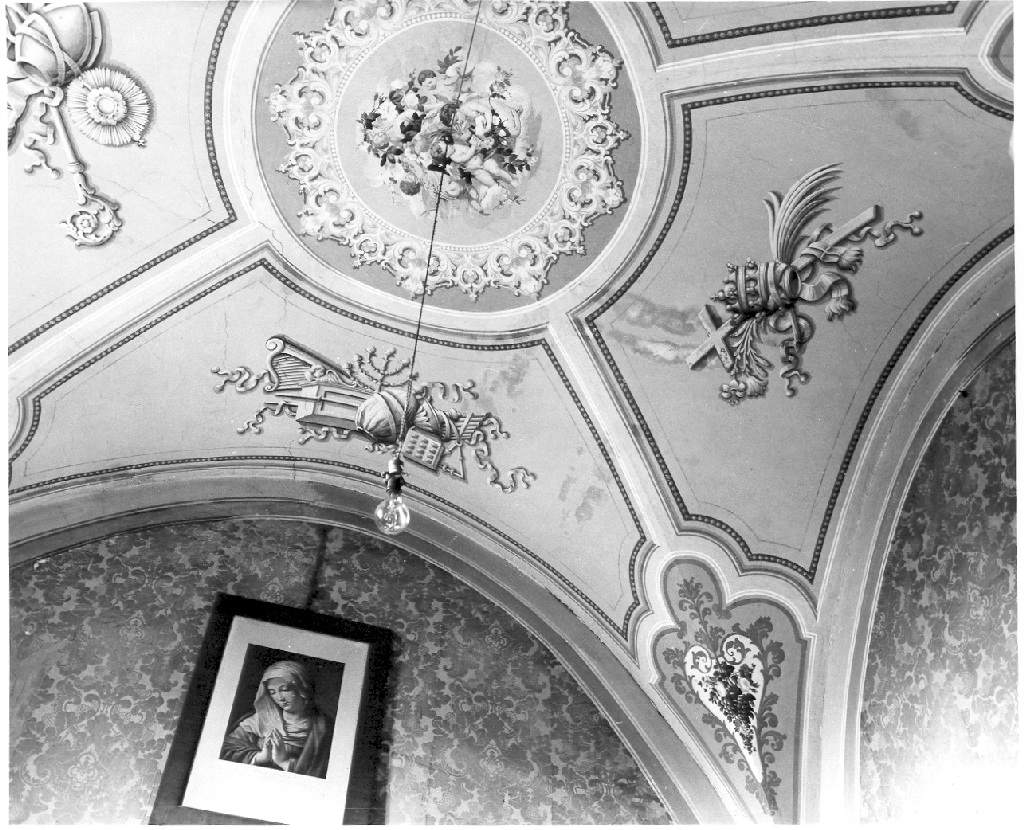 soffitto dipinto - ambito laziale (sec. XX)