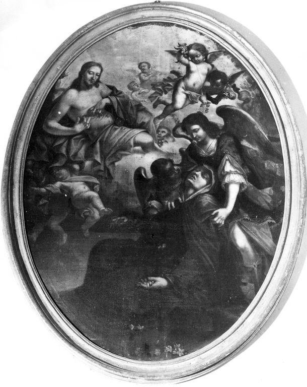 Estasi di santa Margherita da Cortona (dipinto) - ambito romano (seconda metà sec. XVII)