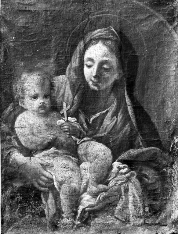 Madonna con Bambino (dipinto) - ambito romano (sec. XVIII, sec. XVIII)