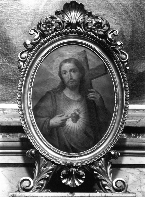 Sacro Cuore di Gesù (dipinto) di Gagliardi Pietro (sec. XIX)