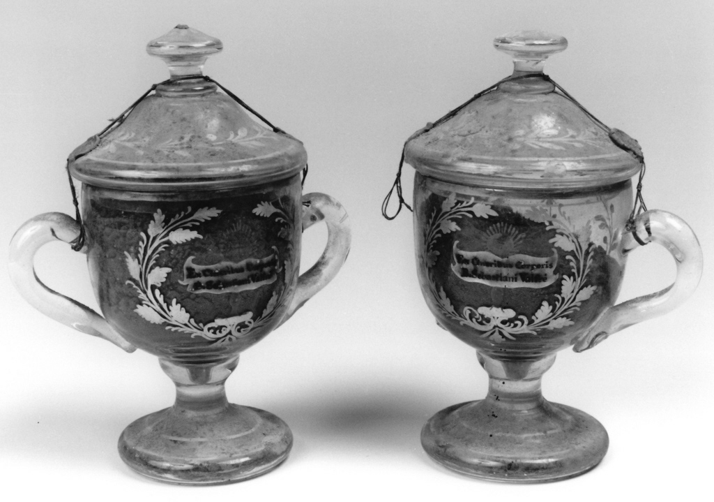 reliquiario - a bicchiere - ambito romano (sec. XIX)