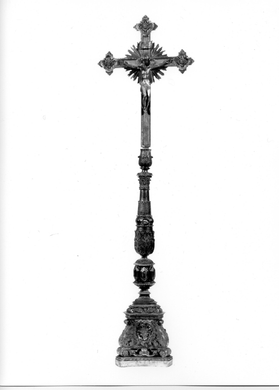 croce d'altare - manifattura italiana (sec. XIX)