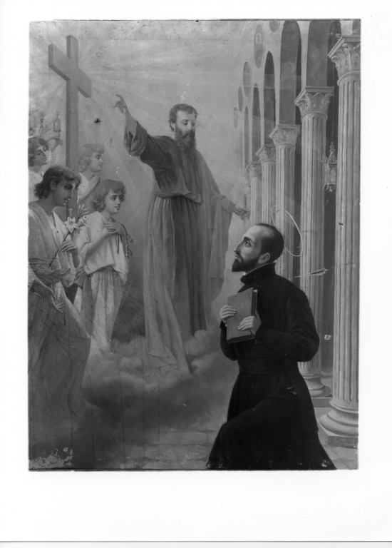 Sant'Ignazio di Loyola (dipinto) di Scorrano Luigi (seconda metà sec. XIX)