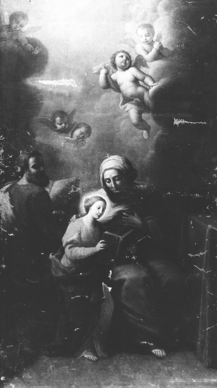 educazione di Maria Vergine (dipinto) di Nelli Pietro (sec. XVIII)