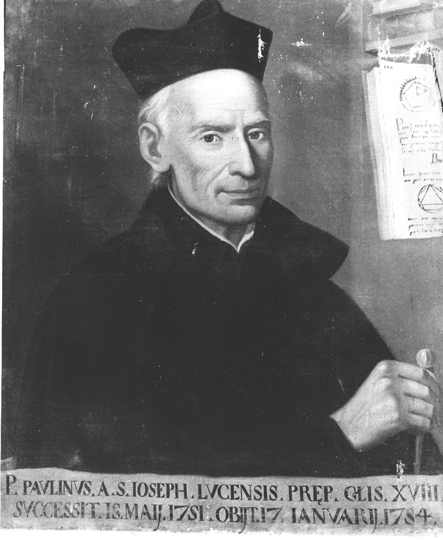 ritratto di Padre Paolino di San Giuseppe (dipinto) di Serra Auqui Giacomo (sec. XIX)