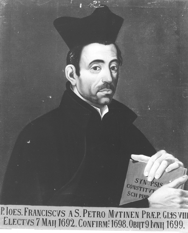 ritratto di Padre Giovanni Francesco di San Pietro (dipinto) di Serra Auqui Giacomo (sec. XIX)