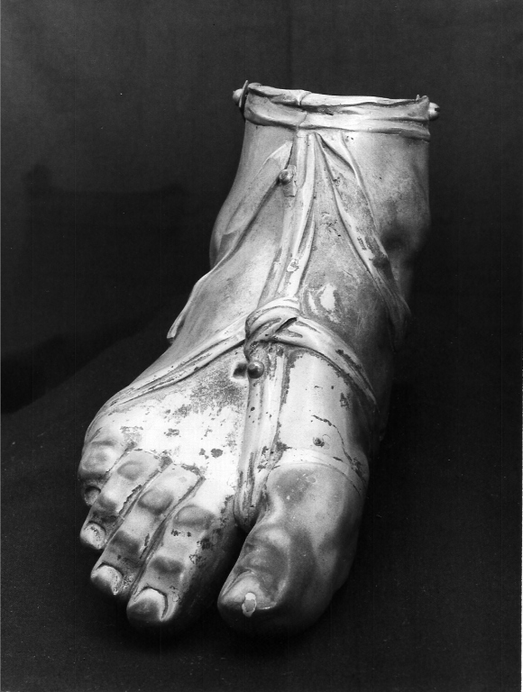sandalo di statua - ambito romano (sec. XIX)